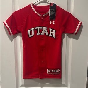Youth Under Armour Utah baseball jersey